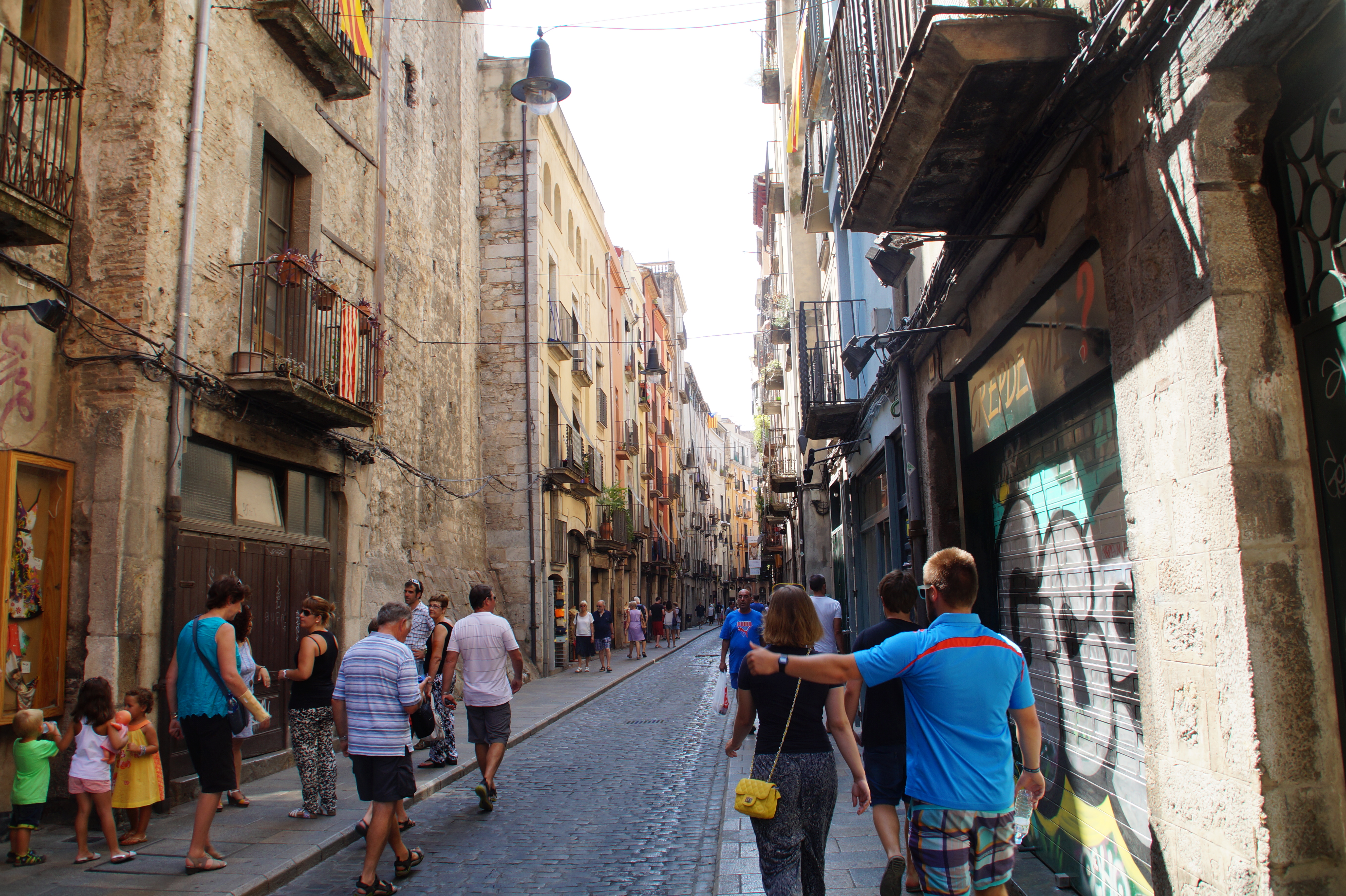 The charming streets of Girona