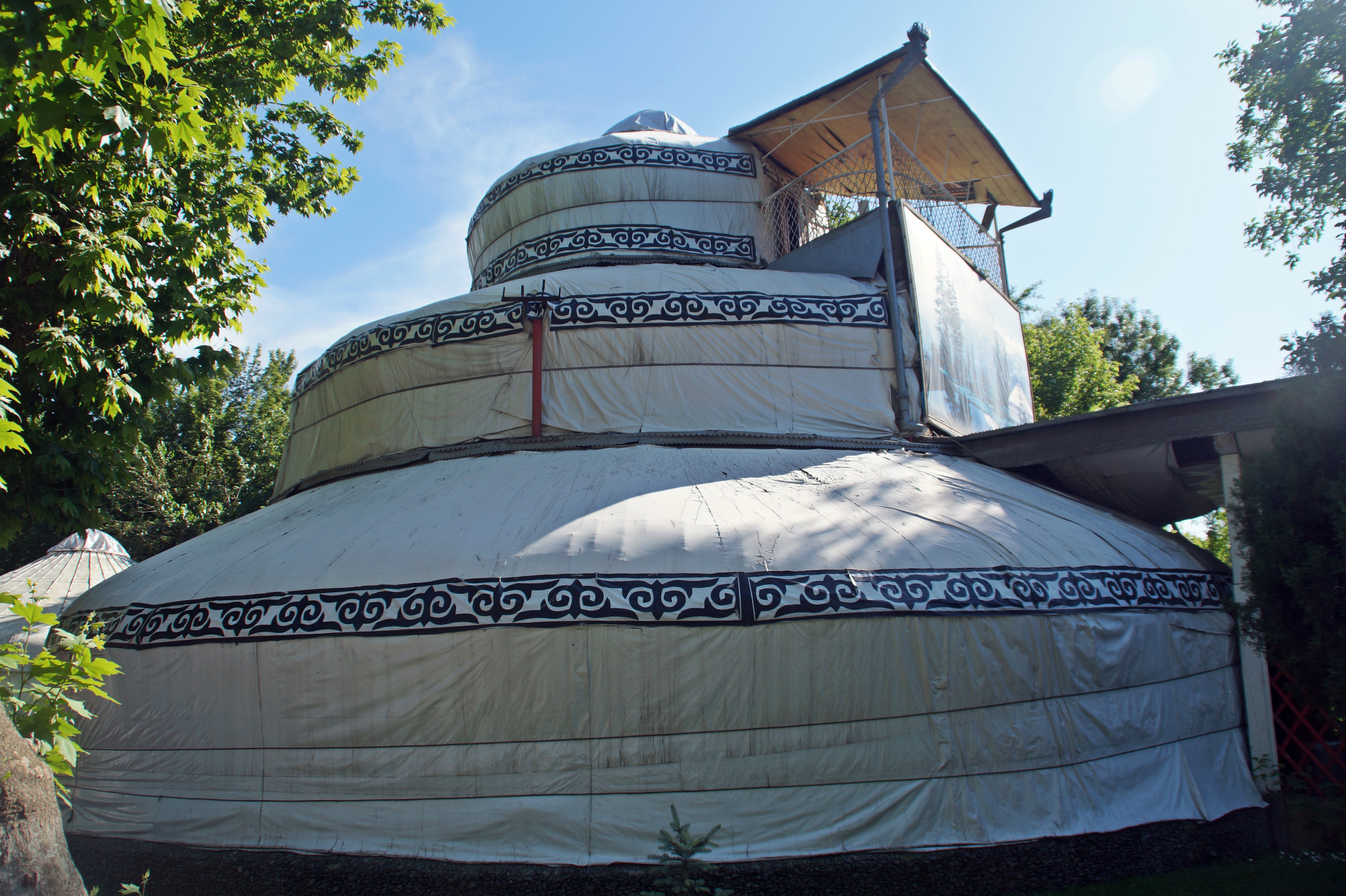 The 3-story yurt