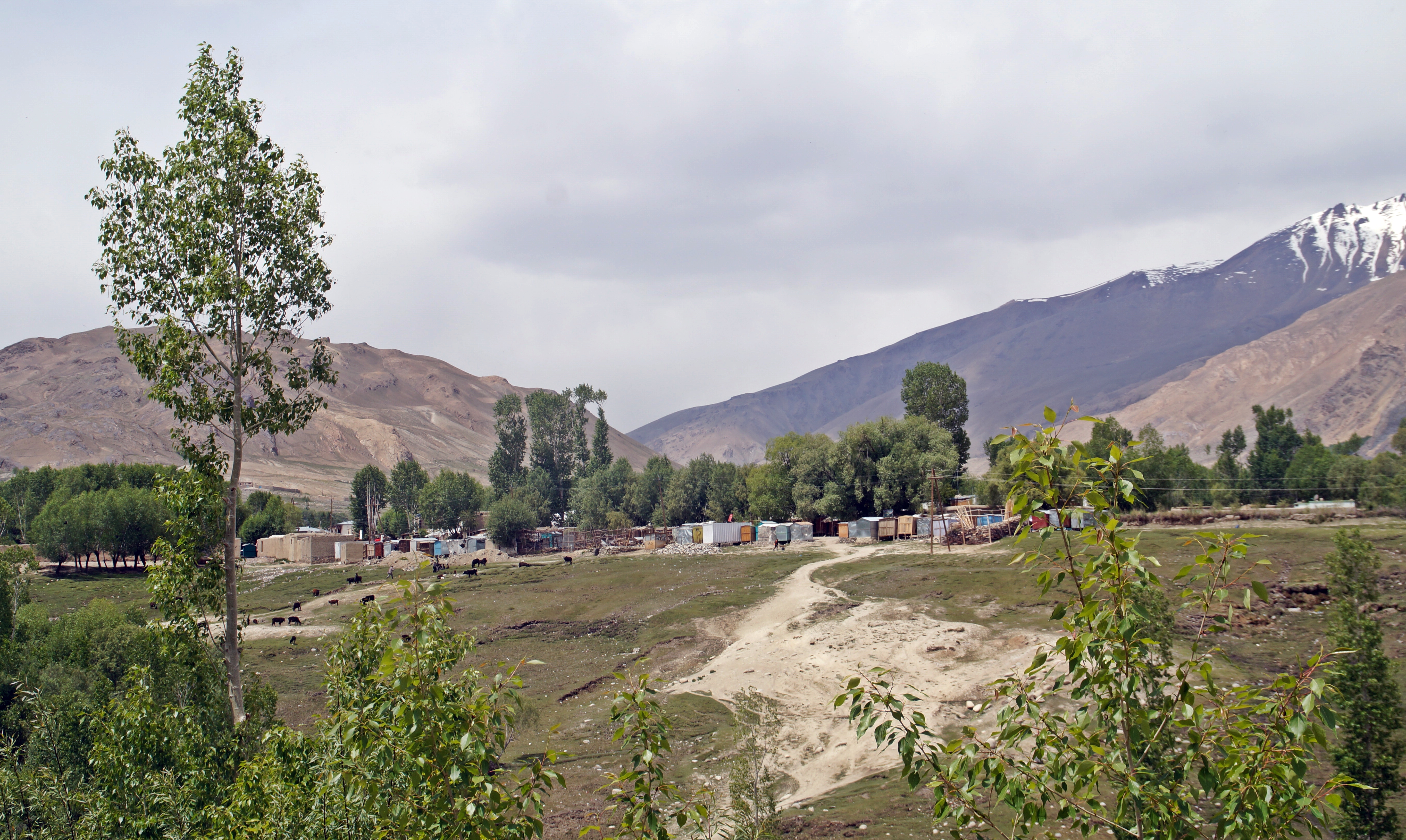 Sultan Eshkashim, a border town near the Wakhan Corridor
