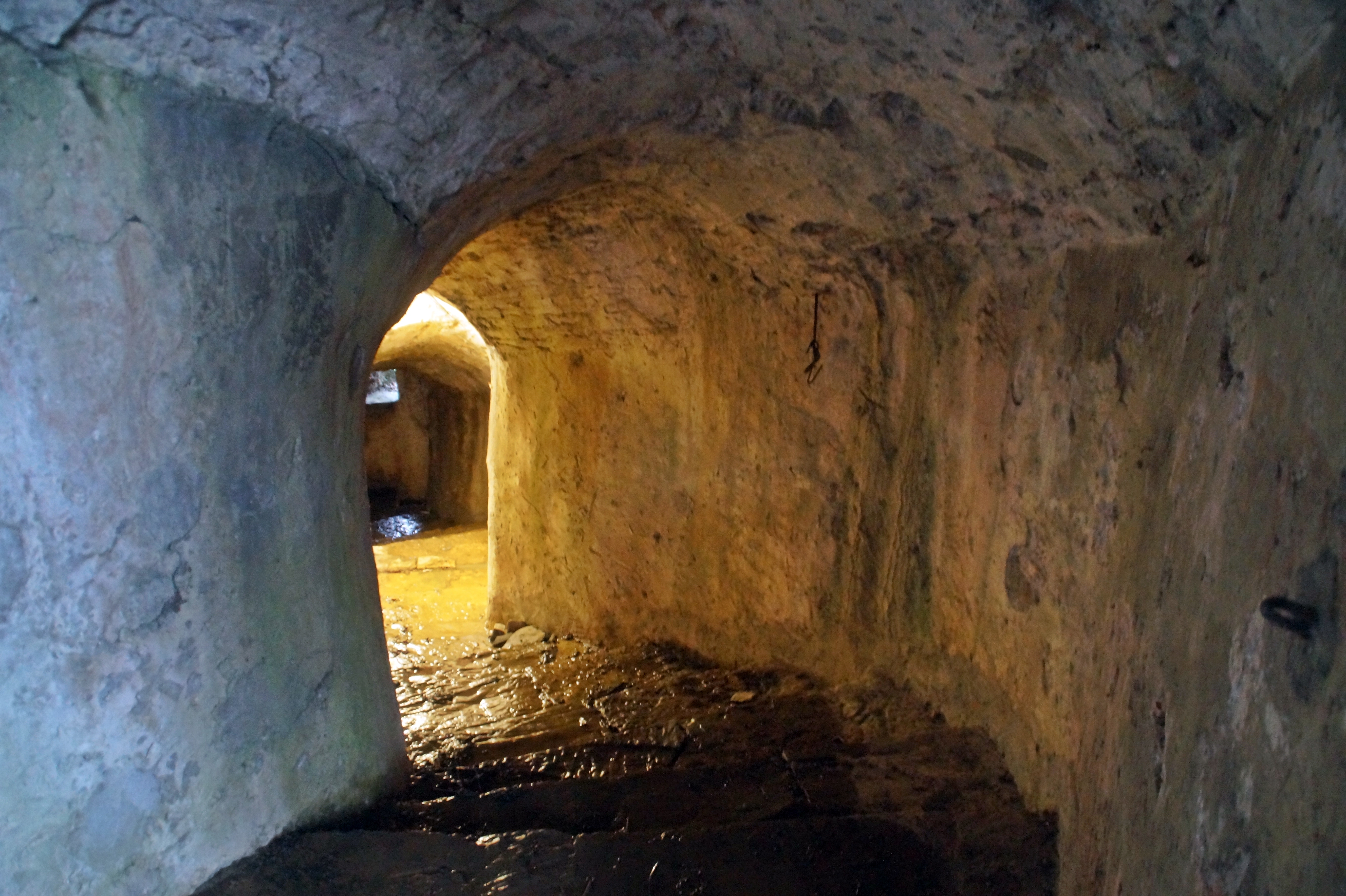 A secret passage that was open for tourists to explore