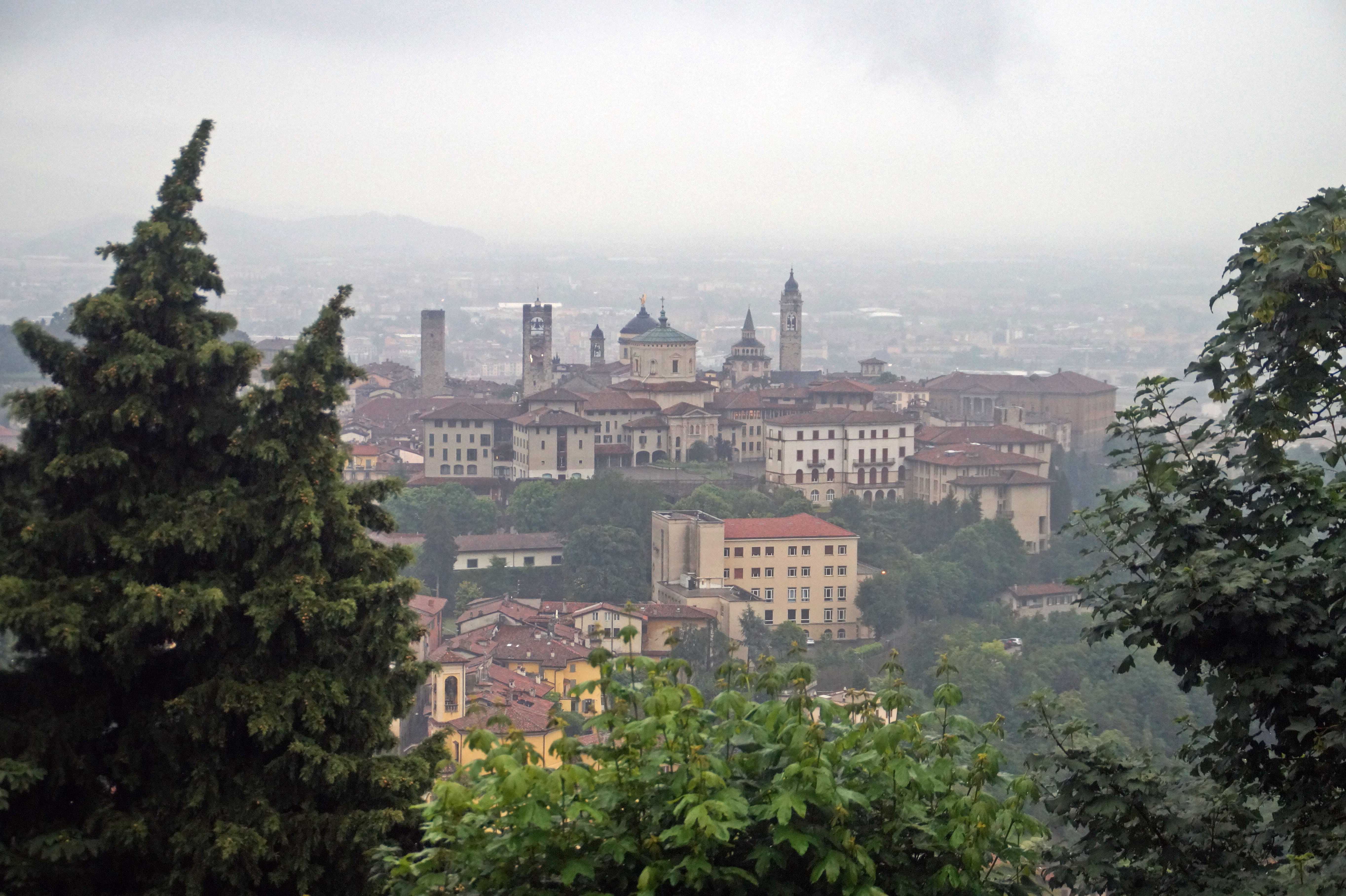 View of Bergamo from the tower