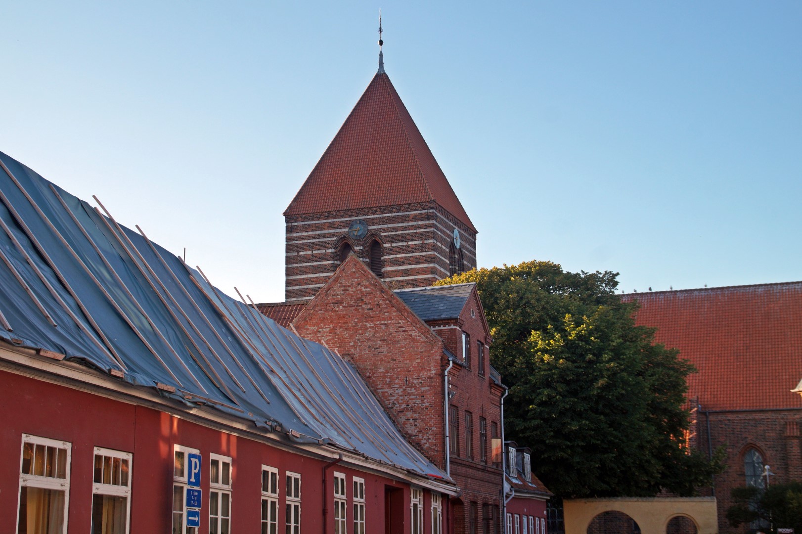 Stege, the biggest town on Møn
