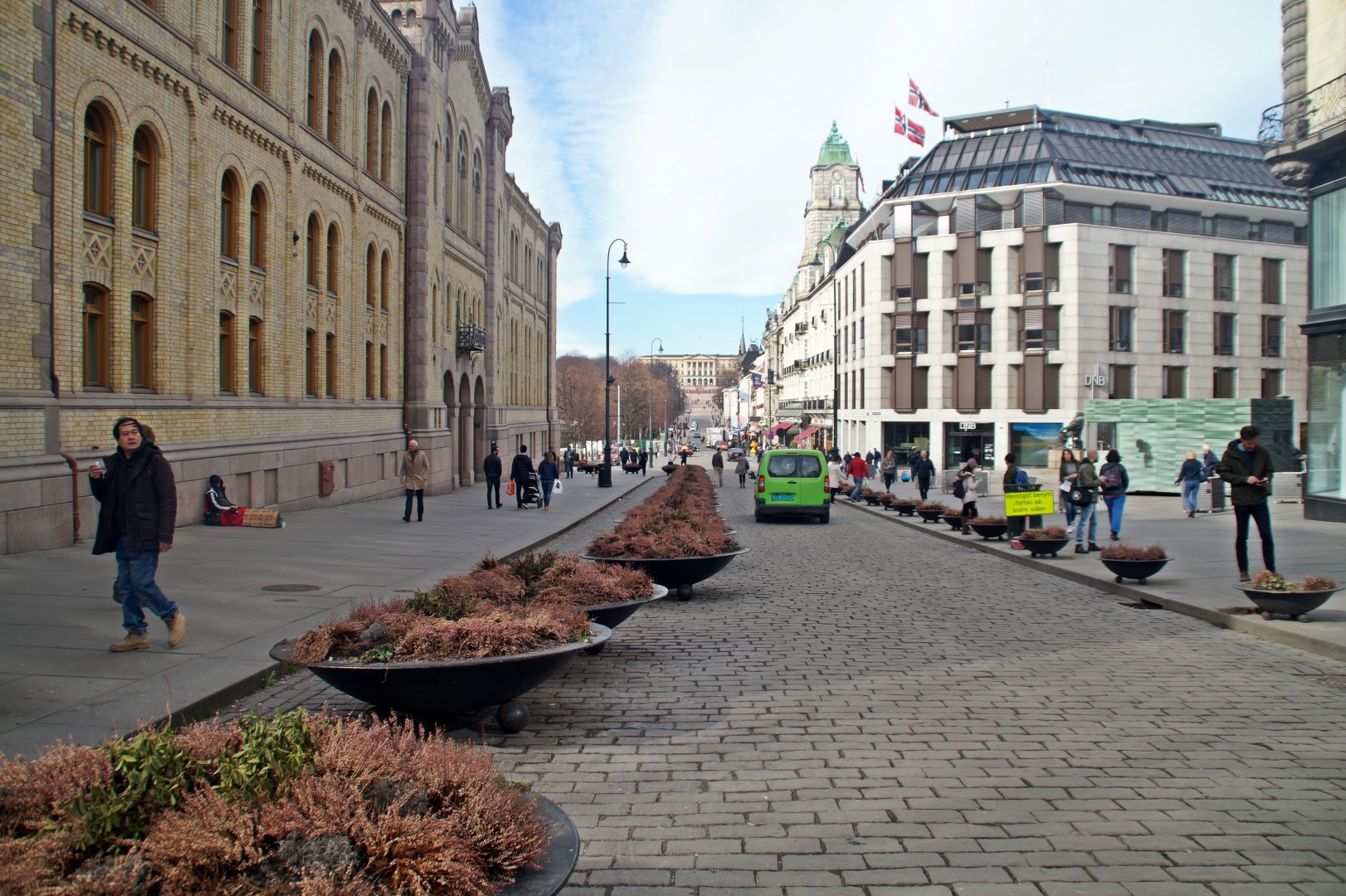 Karl Johans gate, the main street in Oslo