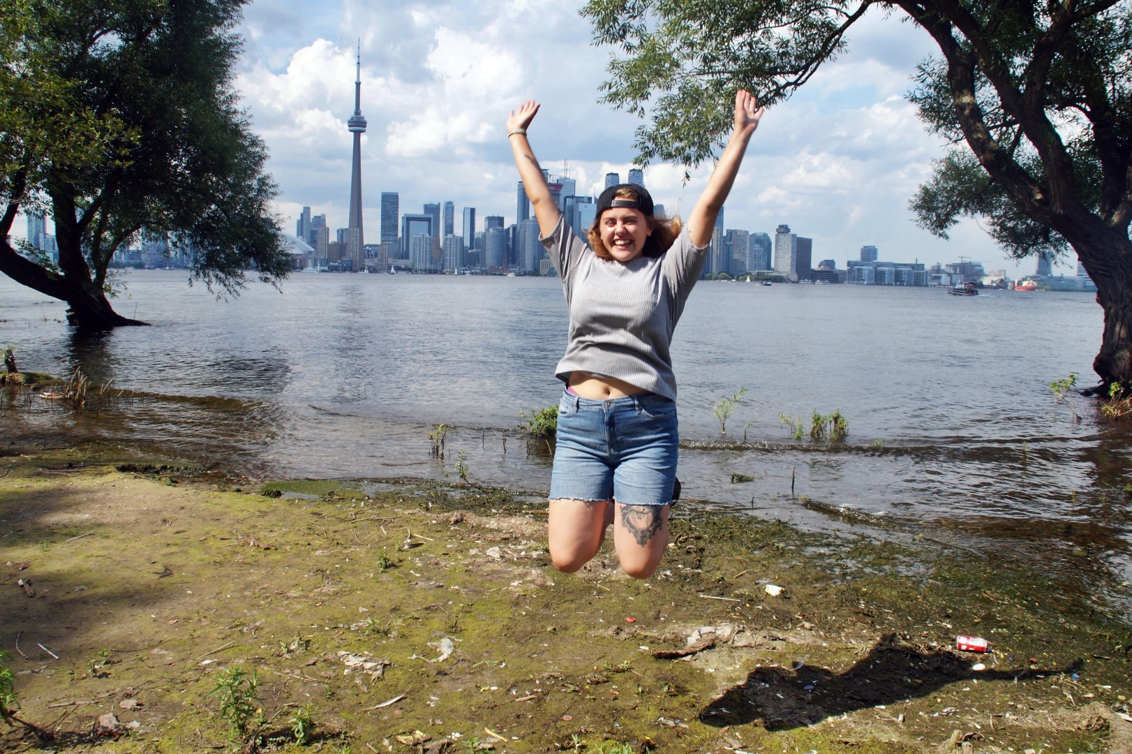 Jumping for joy in Toronto!